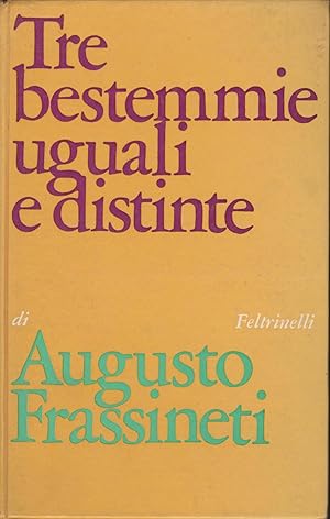 Seller image for Tre bestemmie uguali e distinte for sale by MULTI BOOK