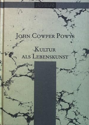 Seller image for Kultur als Lebenskunst. Sammlung Junius ; 8 for sale by books4less (Versandantiquariat Petra Gros GmbH & Co. KG)