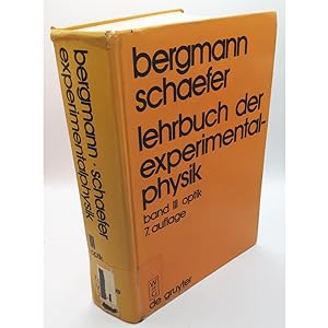 Bild des Verkufers fr Lehrbuch der Experimentalphysik: BAND III: Optik. zum Verkauf von books4less (Versandantiquariat Petra Gros GmbH & Co. KG)