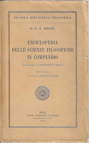 Immagine del venditore per Enciclopedia delle scienze filosofiche in compendio venduto da Romanord