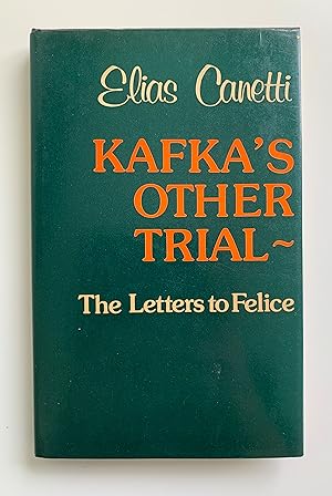 Immagine del venditore per Kafka's Other Trial: The Letters to Felice. venduto da Peter Scott