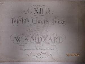 VII leichte Clavierstücke von W. A. Mozart.