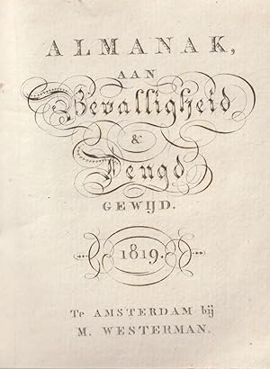 Almanak aan bevalligheid en deugd gewijd. 1819