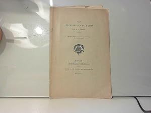 Image du vendeur pour Les inscrptions du Bayon (1914) mis en vente par JLG_livres anciens et modernes