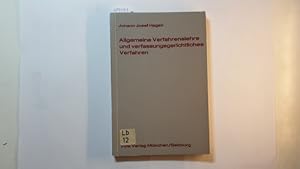 Seller image for Allgemeine Verfahrenslehre und verfassungsgerichtliches Verfahren for sale by Gebrauchtbücherlogistik  H.J. Lauterbach