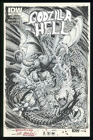 Imagen del vendedor de Godzilla in Hell 4 Retailer Incentive Variant Comic King of the Monsters Gojira a la venta por CollectibleEntertainment
