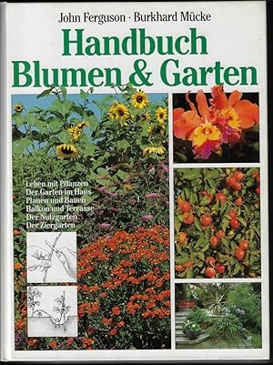 Bild des Verkufers fr Handbuch Blumen & Garten. Leben mit Pflanzen. Der Garten im Haus. Planen und Bauen. Balkon und Terrasse. Der Nutzgarten. Der Ziergarten. zum Verkauf von Eva's Bcherregal