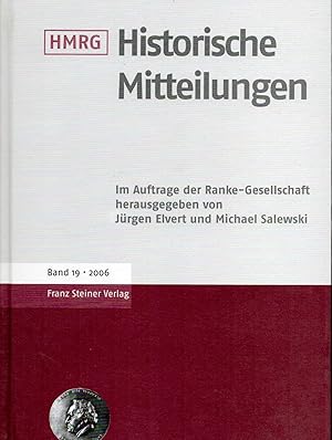 Bild des Verkufers fr Historische Mitteilungen (HMRG) Band 19, 2006;Schwerpunkt: Historische Geschlechterforschung zum Verkauf von Antiquariat Kastanienhof