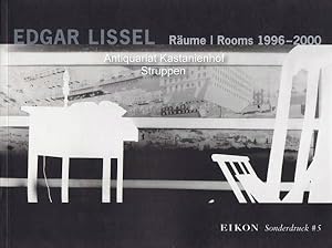 Seller image for Edgar Lissel. Rume Rooms 1996 - 2000. Eikon Sonderdruck Nr. 5.,Rume - fotografische Dekonstruktionen 1996 - 1997. Rume aus Glas 1998 - 2000., for sale by Antiquariat Kastanienhof