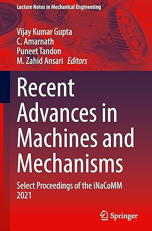 Immagine del venditore per Recent Advances in Machines and Mechanisms venduto da moluna