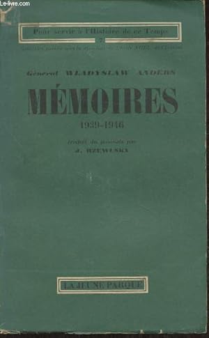 Imagen del vendedor de Mmoires (1939-1946) a la venta por Le-Livre
