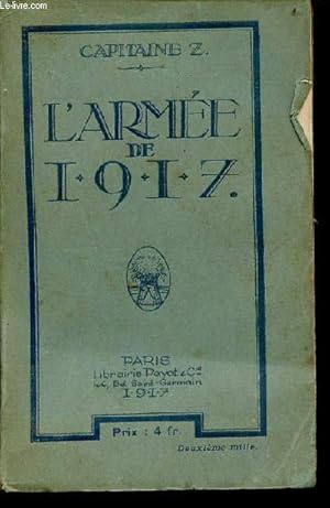 Imagen del vendedor de L'arme de 1917. a la venta por Le-Livre