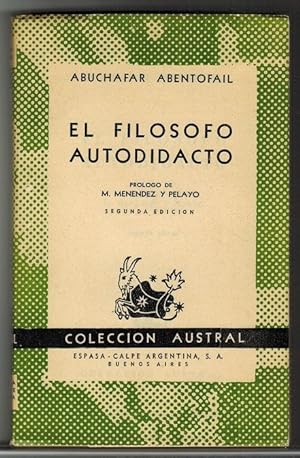Imagen del vendedor de Filsofo autodidacto, El. Prlogo de Marcelino Menndez y Pelayo. a la venta por La Librera, Iberoamerikan. Buchhandlung