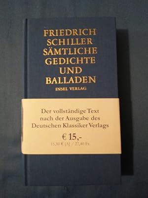 Immagine del venditore per Smtliche Gedichte und Balladen. Hrsg. von Georg Kurscheidt venduto da Antiquariat BehnkeBuch