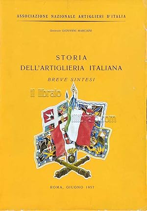 Storia dell'artiglieria italiana. Breve sintesi