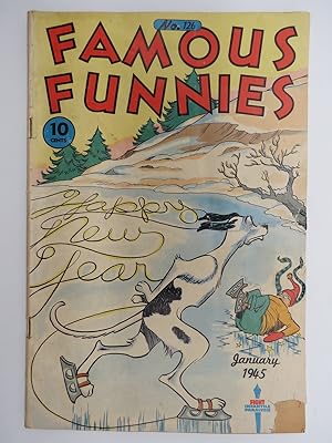 FAMOUS FUNNIES #126 , JANUARY 1945 (BUCK ROGERS-SCORCHY SMITH-STEVE ROPER-DICKIE DARE)