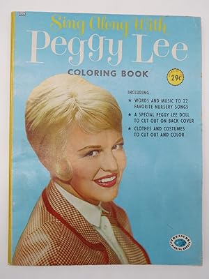 SING ALONG WITH PEGGY LEE COLORING BOOK