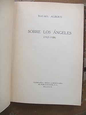 Imagen del vendedor de SOBRE LOS ANGELES (1927-1928). a la venta por Cabalgando en un Silbido