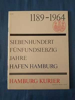 775 Jahre Hamburger Hafen. Hamburg Kurier. Doppelheft 8/9.