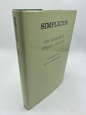 Seller image for Simplicius: On Aristotle's Physics 8.6-10 for sale by Shadyside Books