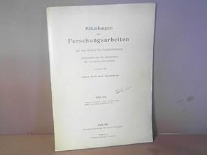 Bild des Verkufers fr Lindner: Winddruck in Silos und Schachtfen. - Keller: Berechnung gewlbter Platten. (= Mitteilungen ber Forschungsarbeiten auf dem Gebiete des Ingenieurwesens, Heft 124). zum Verkauf von Antiquariat Deinbacher