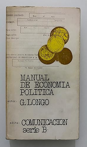 Seller image for Manual de Economa Poltica for sale by Nk Libros