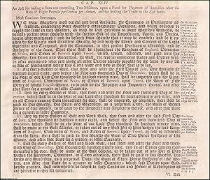 East India Company Act 1697 c. 44. An Act for raising a Sum not exceeding Two Millions, upon a Fu...