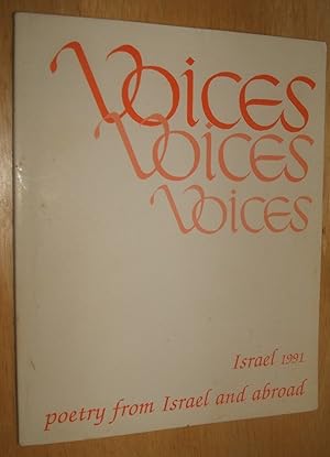 Imagen del vendedor de Voices Israel 1991 Poetry from Israel and Abroad Volume 19 a la venta por biblioboy