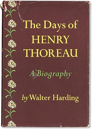 Imagen del vendedor de The Days of Henry Thoreau: A Biography a la venta por Lorne Bair Rare Books, ABAA