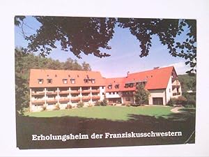 Bild des Verkufers fr Erholungsheim der Franziskusschwestern. Haus St. Elisabeth. Gweinstein. AK. zum Verkauf von ABC Versand e.K.