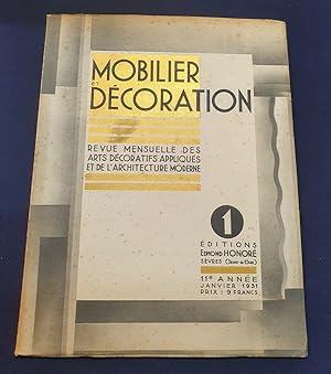 Mobilier et Décoration - Revue Mensuelle des Arts Décoratifs Appliqués et de l'Architecture Moder...