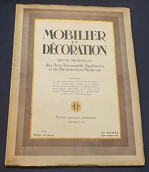 Mobilier et Décoration - Revue Mensuelle des Arts Décoratifs Appliqués et de l'Architecture Moder...