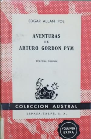 Imagen del vendedor de Aventuras de Arturo Gordon Pym a la venta por Librería Alonso Quijano