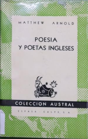 Imagen del vendedor de Poesa y poetas ingleses a la venta por Librera Alonso Quijano