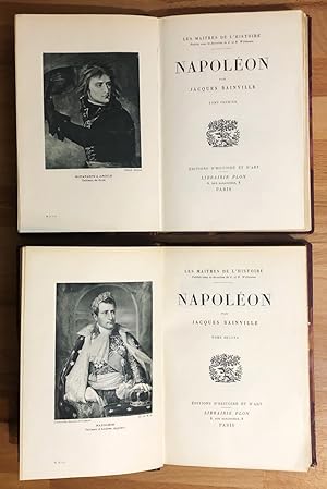 Napoleon (Tome premier et tome second). Les Maitres de L'Histoire (1. u. 2. Band, 2 Bände)