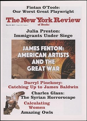 Imagen del vendedor de The New York Review of Books (May 25, 2017, Vol LXIV, No 9) a la venta por Diatrope Books
