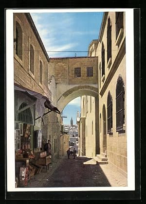 Bild des Verkufers fr Ansichtskarte Jerusalem, Ecce-Homo-Bogen zum Verkauf von Bartko-Reher