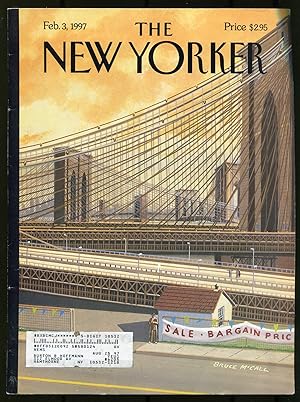 Bild des Verkufers fr The New Yorker - Vol. LXXII, No. 45, February 3, 1997 zum Verkauf von Between the Covers-Rare Books, Inc. ABAA