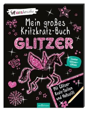 Seller image for Mein groes Kritzkratz-Buch Glitzer for sale by Wegmann1855