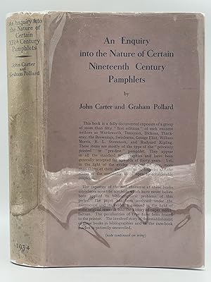 Seller image for An Enquiry into the Nature of Certain Nineteenth Century Pamphlets [FIRST EDITION] for sale by Uncharted Books