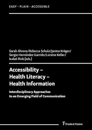 Seller image for Accessibility  Health Literacy  Health Information for sale by BuchWeltWeit Ludwig Meier e.K.