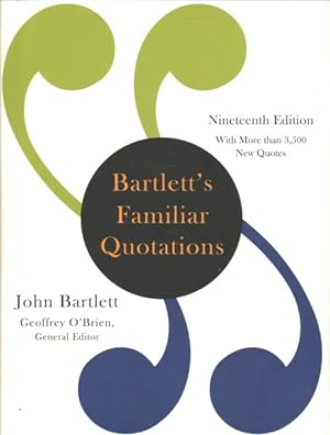 Seller image for Bartlett's Familiar Quotations for sale by GreatBookPrices