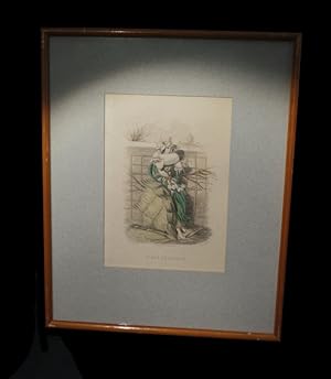 Image du vendeur pour [Planche en couleurs extraite des Fleurs animes] ''Fleur de pcher''. mis en vente par Babel Librairie