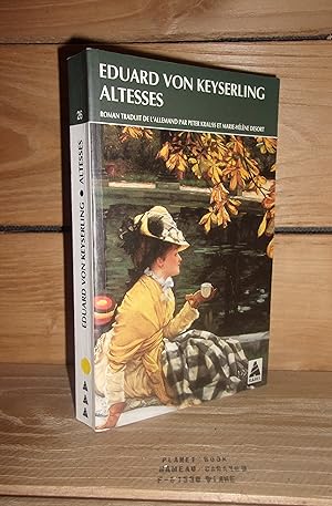 Imagen del vendedor de ALTESSES - (frstinnen) : Prface de Hubert Nyssen a la venta por Planet's books