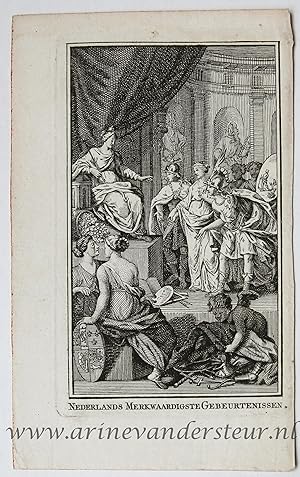[Antique title page, 1767] Nederlands merkwaardigste gebeurtenissen, published 1767, 1 p.