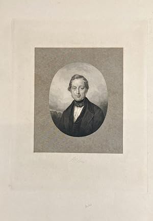 [Original etching and engraving, publishing date unknown] Portrait of Van Land, medical doctor, 1 p.