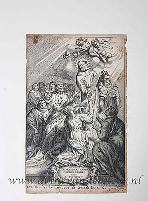 [Antique title page, 1692] LEVENS DER BELYDERS VAN DE DERDEN REGHEL DES H. VADERS FRANCISCI, publ...