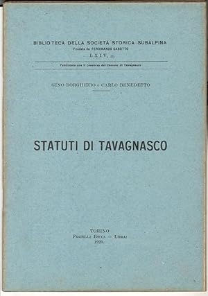 Statuti di Tavagnasco