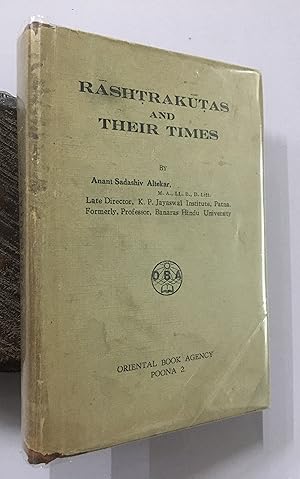 Seller image for Rashtrakutas And Their Times for sale by Prabhu Book Exports