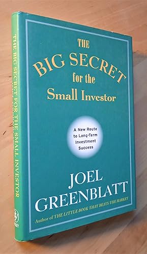 Imagen del vendedor de The Big Secret for the Small Investor a la venta por Llibres Bombeta